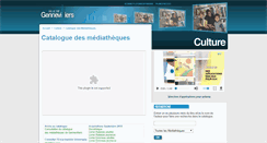 Desktop Screenshot of bib.ville-gennevilliers.fr